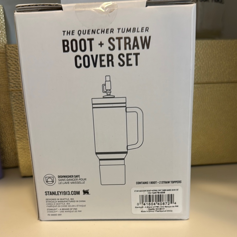 Stanley Quencher Tumbler Boot + Straw Cover Set
